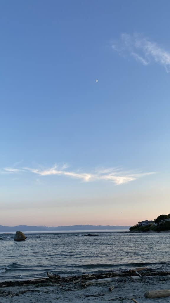 A picture of the beach that is less that a 3 minutes walk down the street. This is one of our favourite Trusted Housesitters sits!